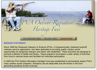PVA Outdoor Heritage Fund